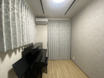 H様　サックス・アップライトピアノ防音室